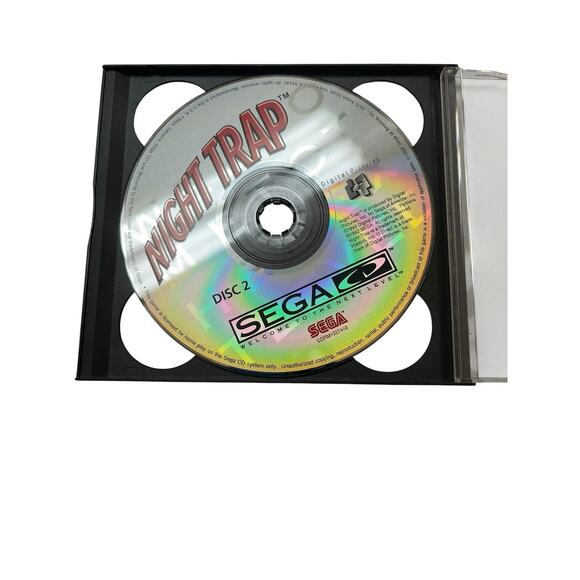 Night Trap (Sega CD, 1992) Discs Only Disc 1 & 2 Only - Picture 3 of 5